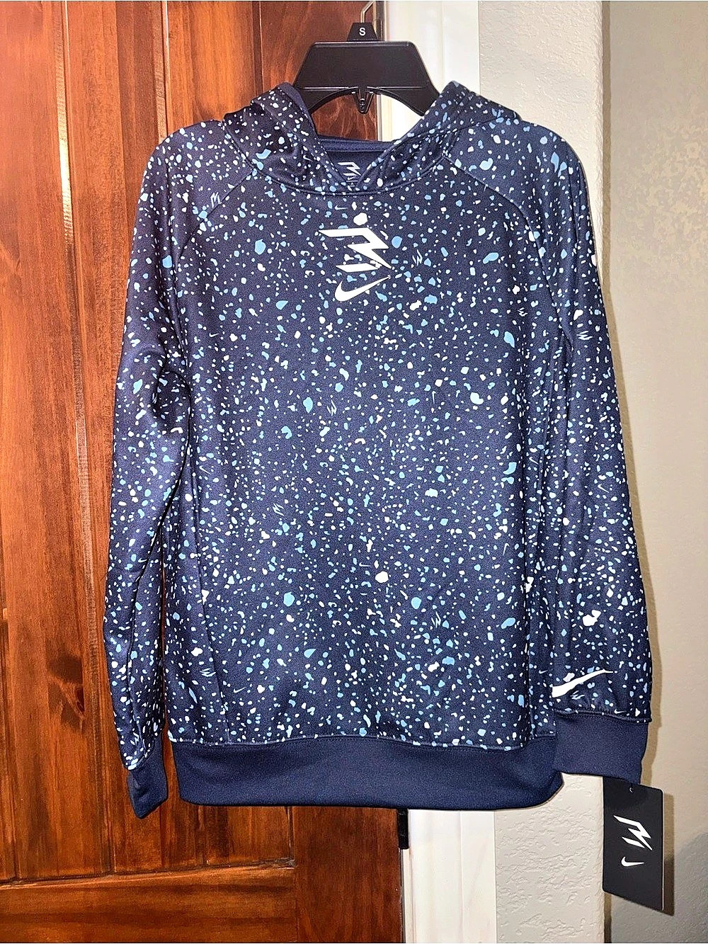 Nike Dri-FIT Navy Blue Hoodie.